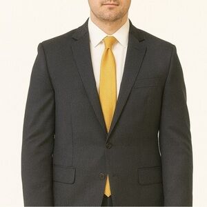 Croft & Barrow Gold Tie 100% Satin Finish Tie